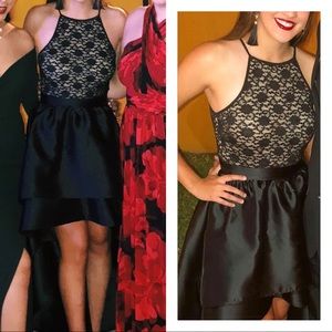 Black high Low dress. Size 5. Excellent condition.